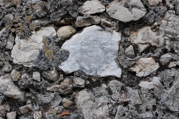 Fondo de pared de piedra de arena vieja texturizada gris oscuro —  Fotos de Stock