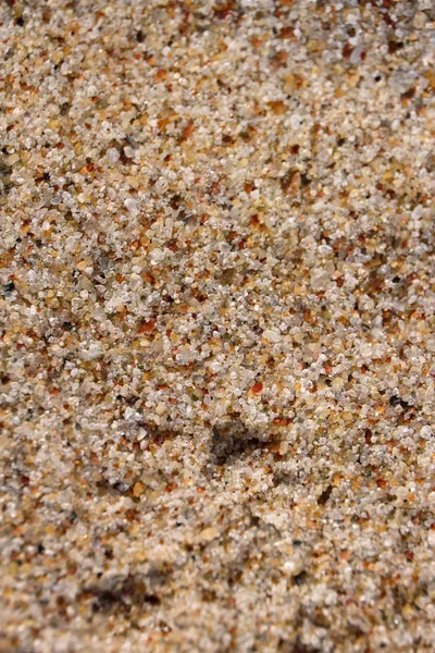 Fondo de textura de arena de playa con pequeñas piedras —  Fotos de Stock