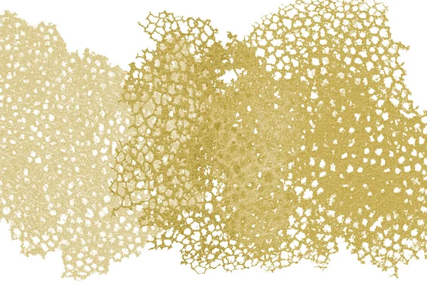 Dentelle jaune colorée inspirée de la nature fond texturé sur blanc — Photo