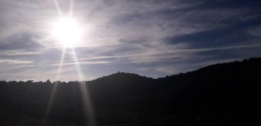 Toprak yol kırsal yerinde, Pernambuco, Brezilya iç.