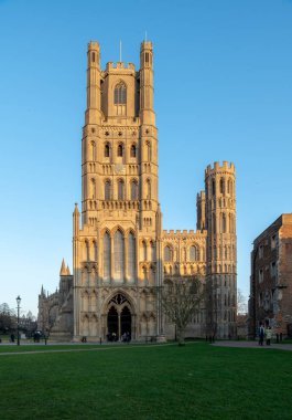 Ely Cathedral, a 10th century cathedral at Ely, Cambridgeshire, UK  clipart