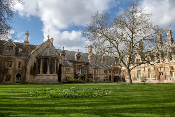 Гонвилл и Кей-колледж, Кембридж, Англия . — стоковое фото