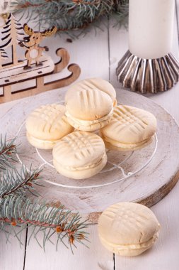 Geleneksel Amerikan Noel kurabiyeleri Eriyen Anlar.