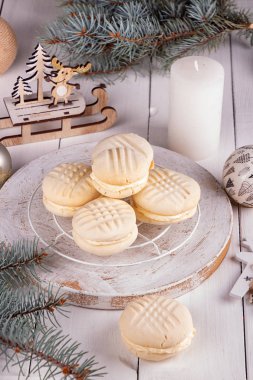Geleneksel Amerikan Noel kurabiyeleri Eriyen Anlar.