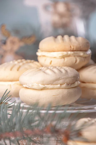 Biscoitos tradicionais americanos de Natal Momentos de fusão . — Fotografia de Stock