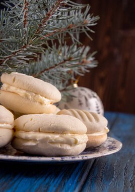 Geleneksel Amerikan Noel kurabiyeleri Eriyen Anlar.