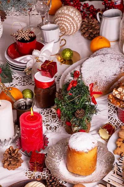 Traditionelle Weihnachtsgebäck Plätzchen Gebäck Dessert für — Stockfoto