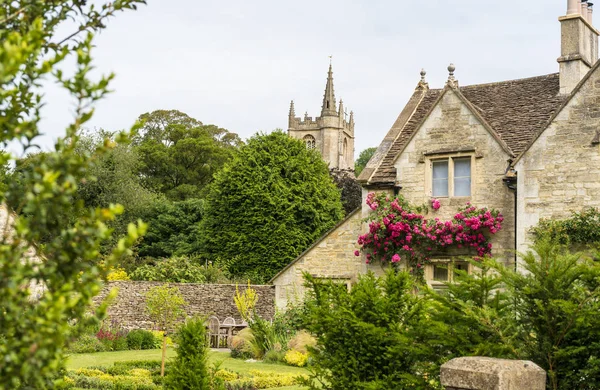 Veduta Della Chiesa Parrocchiale Andrew Castle Combe Wiltshire Inghilterra Regno — Foto Stock