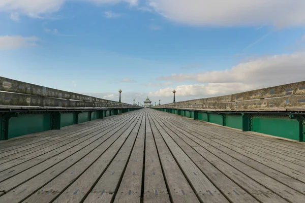 View Victorian Pier Clevedon Somerset — Stock Photo, Image