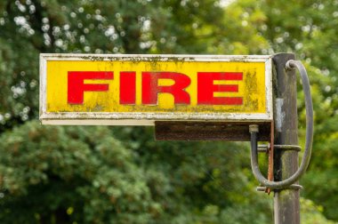 Patina işaretiyle yangın