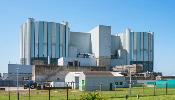 Kernkraftwerk Oldbury Magnox Jetzt Wurde Einer Der Ältesten Atomreaktoren Der — Stockfoto