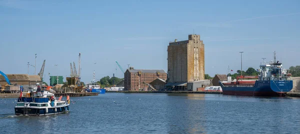 Sharpness Docks Gloucestershire Regno Unito — Foto Stock