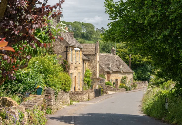 Picturesque Cotswold Village Naunton Gloucestershire United Kingdom — Stock Photo, Image