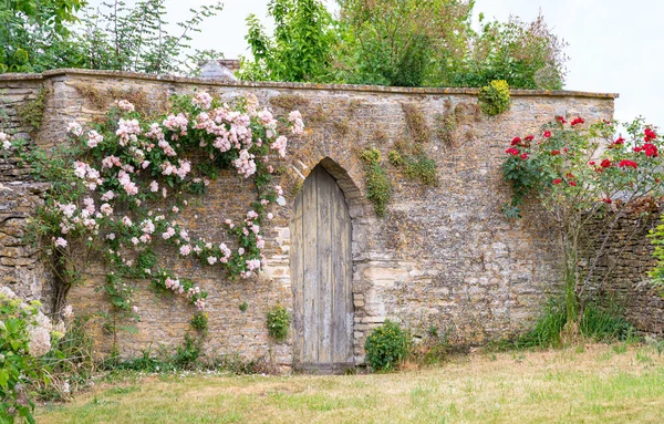 Doorway Secret Garden England Egyesült Királyság Jogdíjmentes Stock Képek
