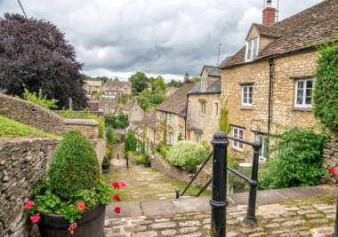 Cotswold kasabası Tetbury 'deki Chipping, Gloucestershire, İngiltere