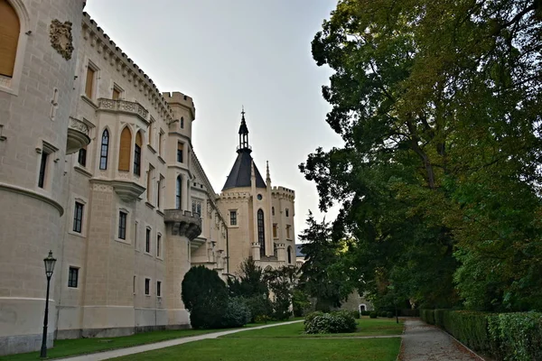 Schloss Hluboka Nad Vltavou Süden Böhmens Sommer — Stockfoto