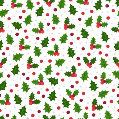 Noel el sorunsuz desen çizilmiş. Vektör çizimi.