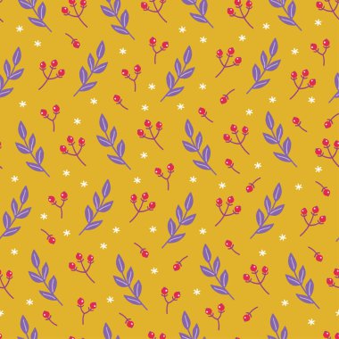 Noel el sorunsuz desen çizilmiş. Vektör çizimi.