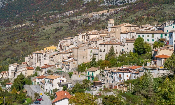 Panoramic View Barrea Province Aquila Abruzzo Region Italy — стоковое фото