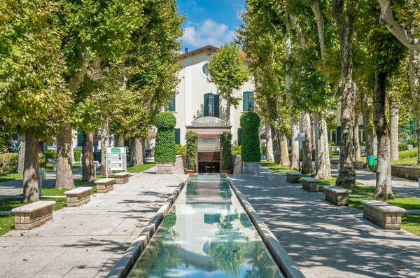 Termální Lázně Caramanico Terme Italské Město Provincii Pescara Oblasti Abruzzo — Stock fotografie