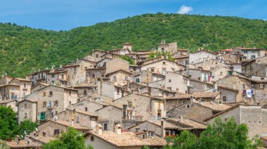 Scanno, comune in the province of L'Aquila, in the Abruzzo region of central Italy. clipart