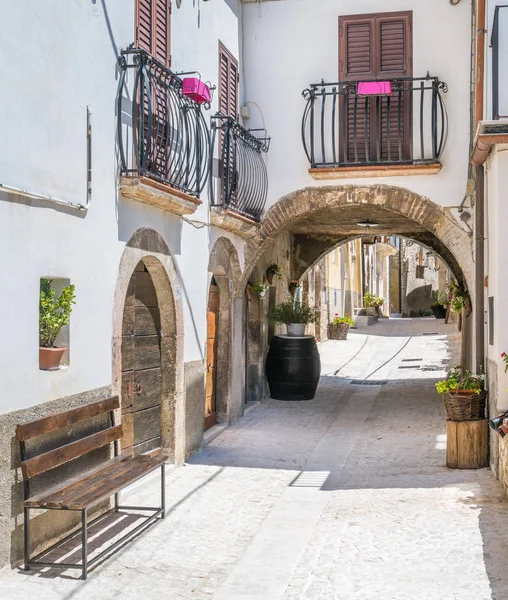 Pacentro Pueblo Medieval Provincia Aquila Abruzos Centro Italia — Foto de Stock