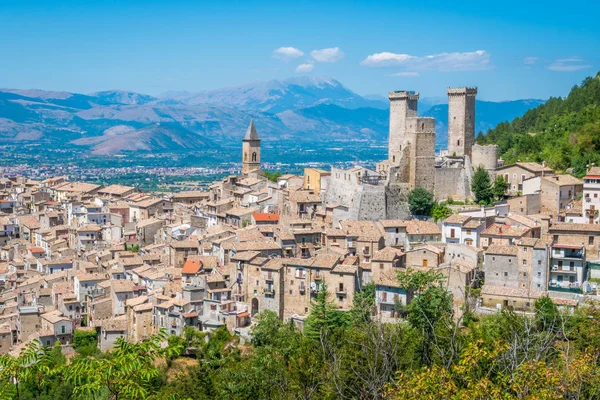 Pacentro Aquila Eyaletinde Ortaçağ Köyü Abruzzo Orta Italya — Stok fotoğraf