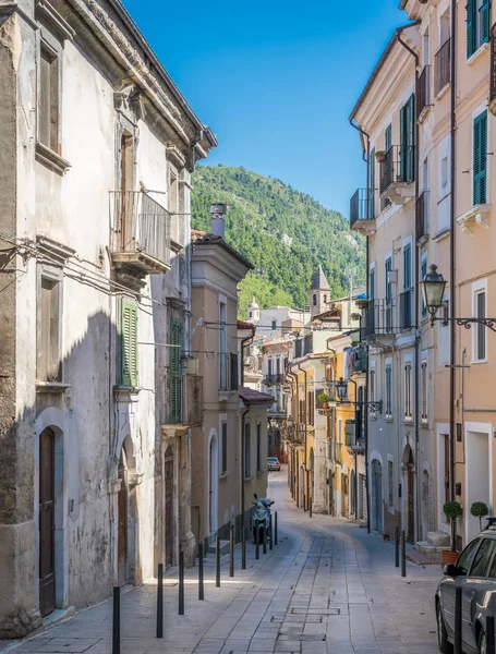 Popoli Uma Tarde Verão Província Pescara Abruzzo Itália Central — Fotografia de Stock