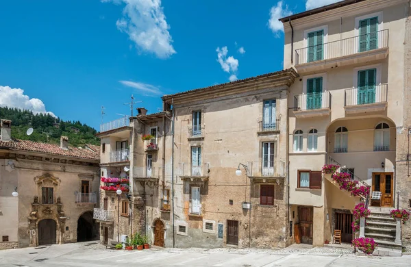 Scanno Comune Province Aquila Abruzzo Region Central Italy — стоковое фото