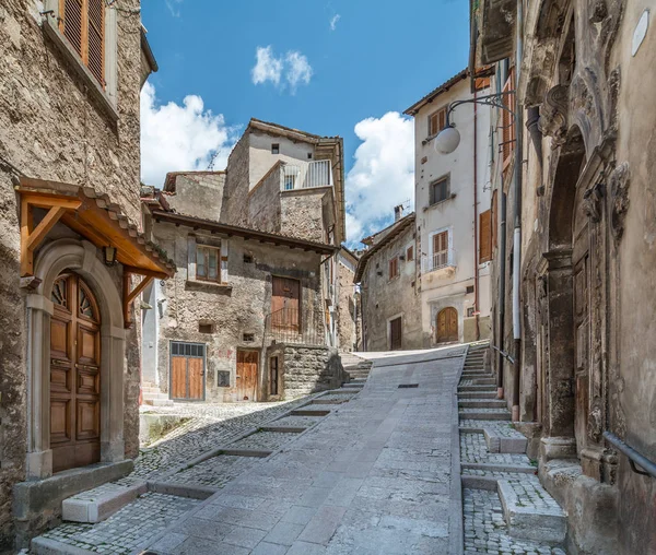 Scanno Comune Provincia Aquila Abruzzo — Foto Stock