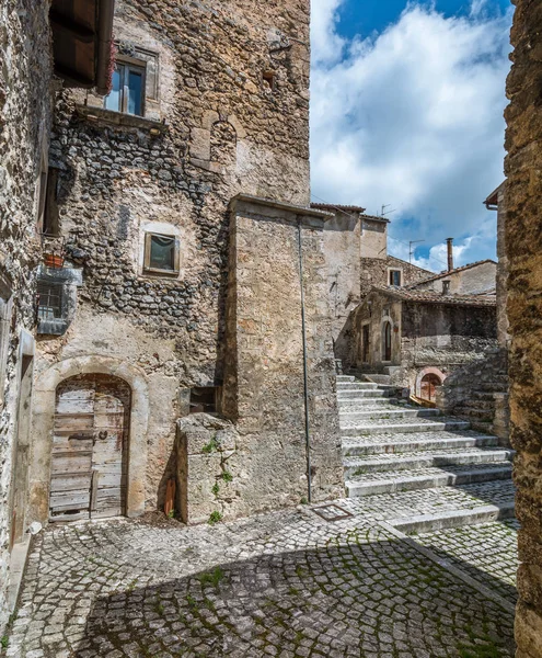 Santo Stefano Sessanio Provincia Aquila Abruzos Italia —  Fotos de Stock