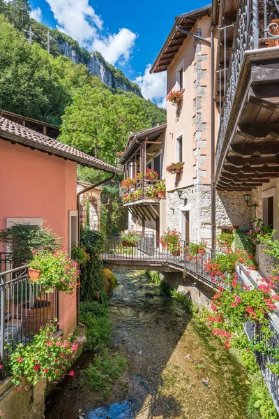 Vyhlídkový Pohled Tagliacozzo Provincie Aquila Abruzzo Itálie — Stock fotografie