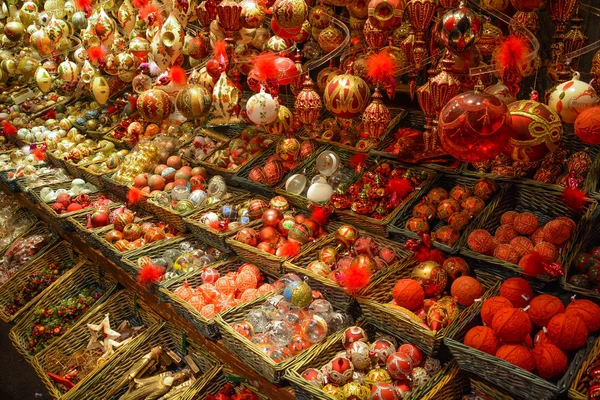 Decoraciones Navideñas Mercado Wien Rathaus Austria — Foto de Stock