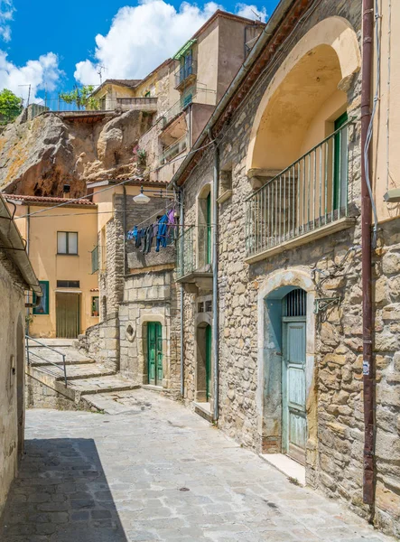 Castelmezzano Província Potenza Região Sul Itália Basilicata — Fotografia de Stock