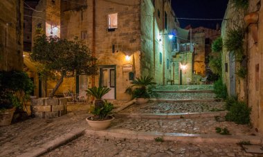 Matera, Basilicata, Güney İtalya 