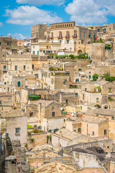 Malerischer Blick Auf Das Viertel Der Sassi Matera Der Region — Stockfoto
