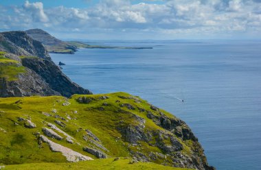 Kayalıklardan yakınındaki Slieve Ligi, County Donegal, Ireland