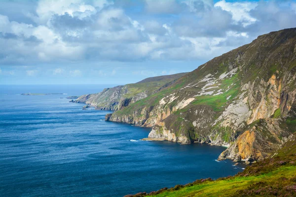 Vue Panoramique Slieve League Comté Donegal Irlande — Photo