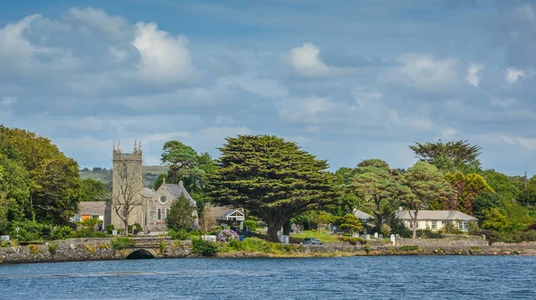 Paisagem Irlandesa Deslumbrante Longo Rio Durrus Bantry County Cork — Fotografia de Stock