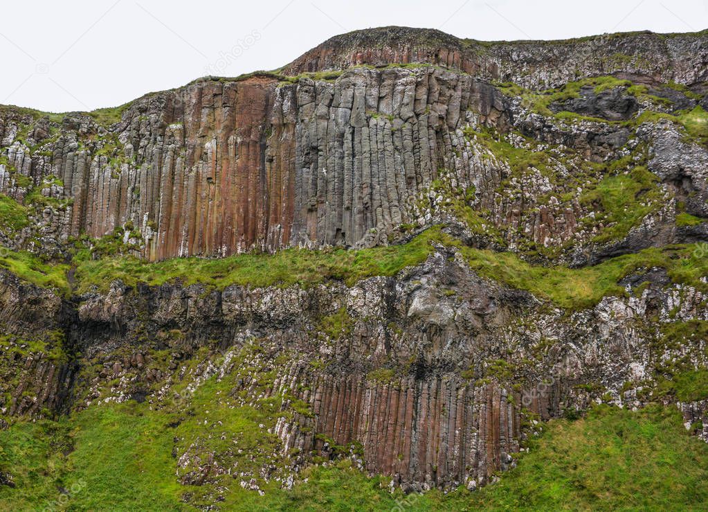 Rock formations at Giant's Causeway, Northern Ireland