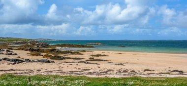 Carraroe, County Galway, İrlanda çevre Coral beach