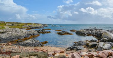 Carraroe, County Galway, İrlanda çevre Coral beach