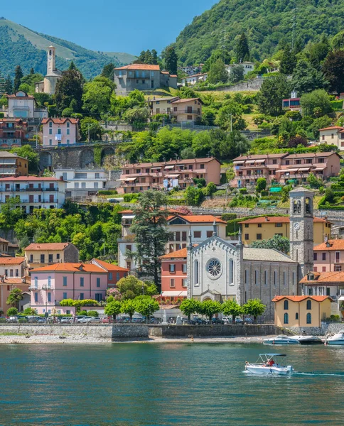 Argegno Idyllisch Dorpje Aan Het Comomeer Lombardije Italië — Stockfoto