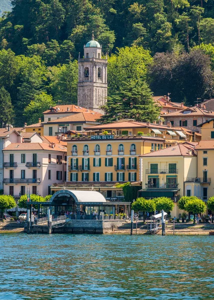 Bellagio Waterfront Einem Sonnigen Sommertag Comer See Lombardei Italien — Stockfoto