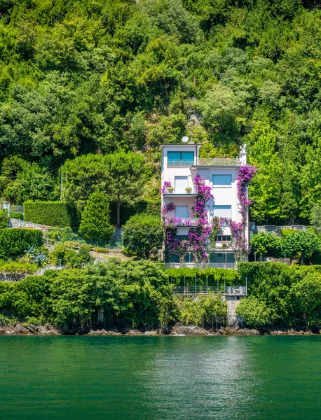 Villa Moderna Vicino Argegno Idilliaco Villaggio Sul Lago Como Lombardia — Foto Stock