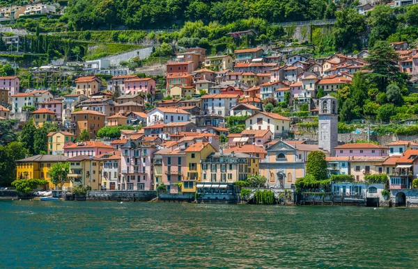 Carate Urio Idylliczne Wioski Widokiem Jezioro Como Lombardia Włochy — Zdjęcie stockowe