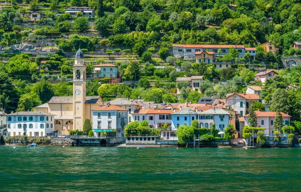 Malowniczy Widok Laglio Wieś Nad Jeziorem Como Lombardia Włochy — Zdjęcie stockowe
