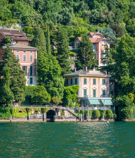 Vista Panoramica Moltrasio Sul Lago Como Lombardia Italia — Foto Stock