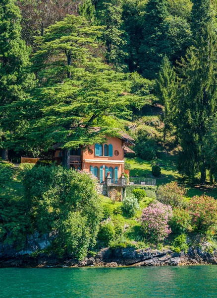 Villa Idilliaca Ossuccio Sul Lago Como Lombardia Italia — Foto Stock