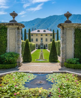 Güzel Villa Balbiano Ossuccio, Como Gölü, Lombardiya, İtalya Tarih içinde.